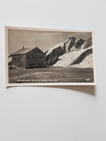 AK Oberwalderhütte mit Grossglockner. (1931)