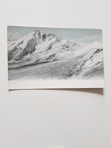 AK Grossglockner von der Hofmannshütte.