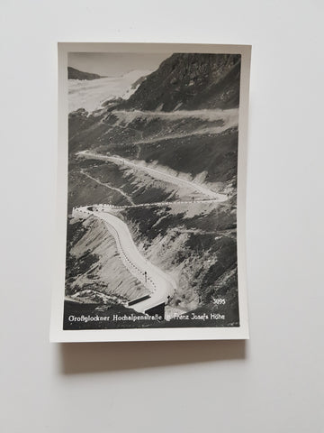 AK Großglockner Hochalpenstraße g. Franz Josefs Höhe. (1936)