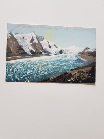 AK Pasterzen Gletscher mit Grossglockner und Johannisberg.