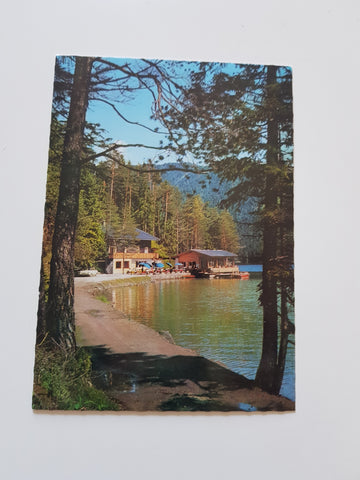 AK Weißensee. Jausenstation Ronacherfels.