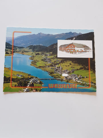 AK Techendorf, Weißensee. Hotel Gasthof Alte Post Fam. Seeland.