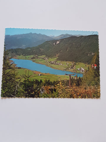 AK Weißensee. Sessellift zur Naggler Alm.