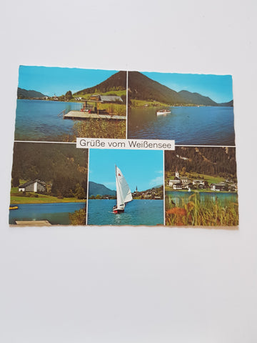 AK Grüße vom Weißensee.