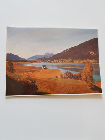 AK Weißensee mit Techendorf.
