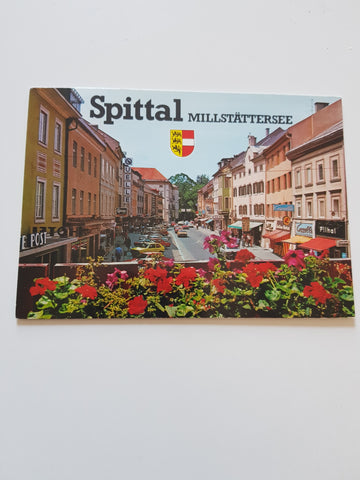 AK Spittal am Millstättersee, Hauptplatz.