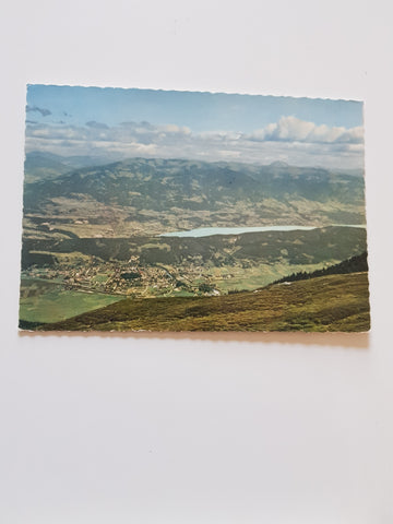 AK Blick v. Goldeck auf Spittal/Drau und Millstättersee.