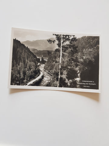 AK Lieserstrasse u. Liesersteg bei Seebach. (1930)