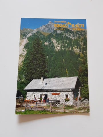 AK Jausenstation Kochlöffelhütte. Christian Koch. Rennweg.