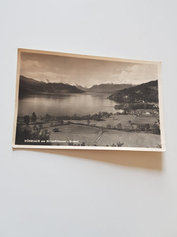 AK Döbriach am Millstättersee. Strand.