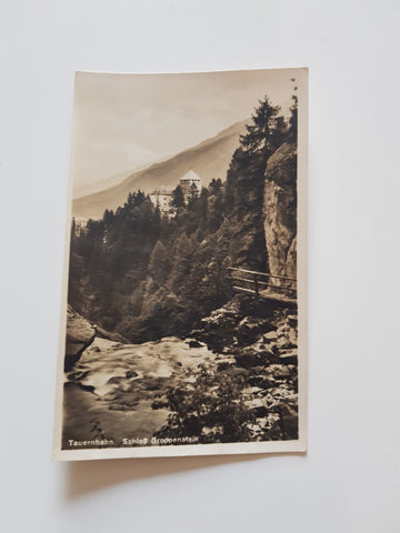 AK Tauernbahn. Schloß Groppenstein. (1927)