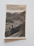 AK Ruine Falkenstein an der Tauernbahn mit Blick auf Obervellach. (1941)