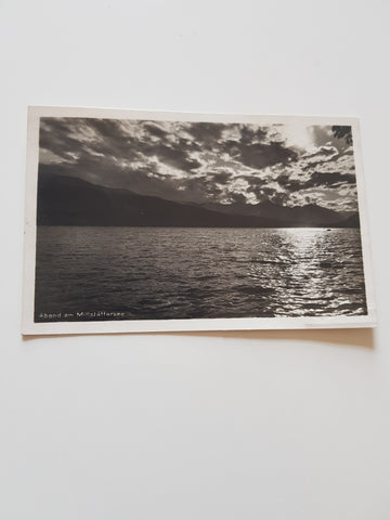AK Abend am Millstättersee. (1928)