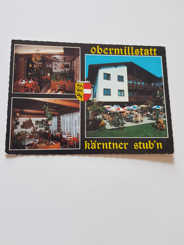 AK Obermillstatt. Kärntner Stub'n - Obermillstatt. H. J. Proprenter. Restaurant Cafe.