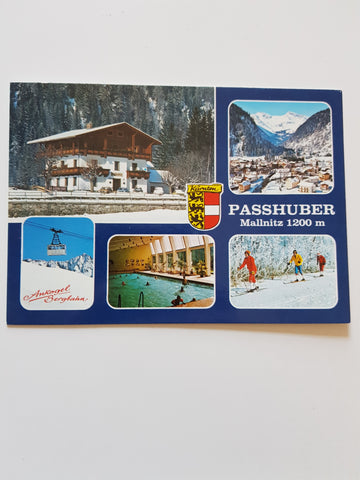 AK Mallnitz. Haus Paßhuber. Familie Glantschnig.