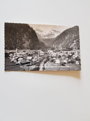 AK Mallnitz. Blick gegen Tauerntal mit Geisel.