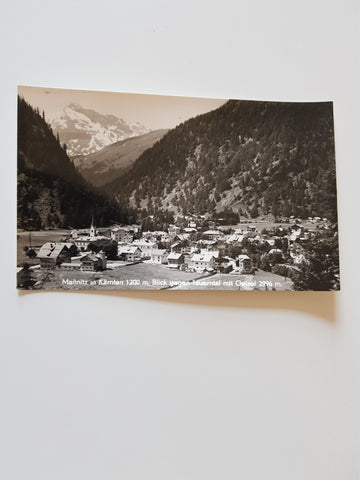 AK Mallnitz. Blick gegen Tauerntal mit Geisel.