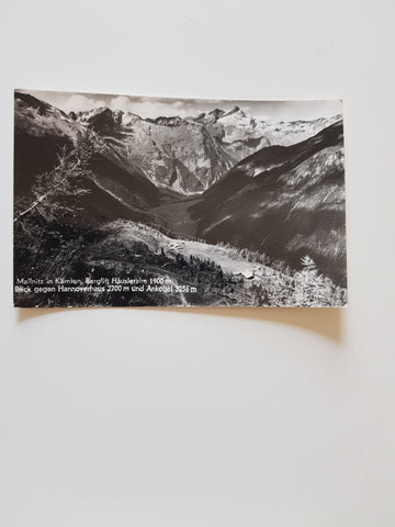 AK Mallnitz, Berglift Häusleralm. Blick gegen Hannoverhaus und Ankogel.