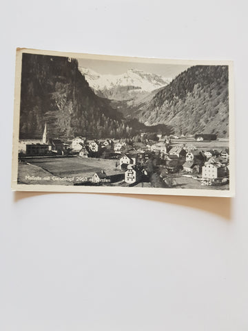 AK Mallnitz mit Geiselkopf.