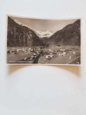 AK Mallnitz mit Geiselkopf. (1938)