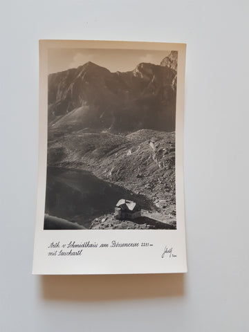 AK Arthur von Schmidt-Hütte am Dössenersee mit Seeschartl.