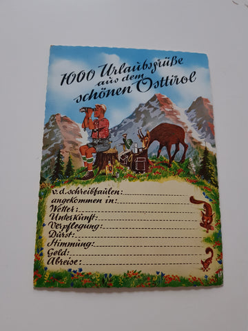 AK 1000 Urlaubsgrüße aus dem schönen Osttirol.
