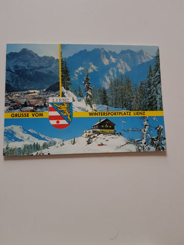 AK Grüsse vom Wintersportplatz Lienz.
