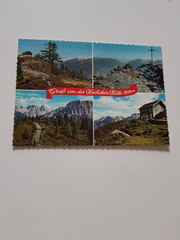 AK Gruß von der Hochstein-Hütte.