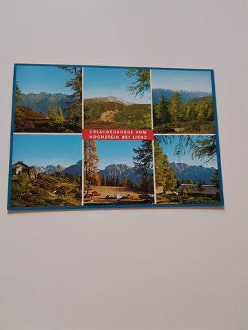 AK Urlaubsgrüsse vom Hochstein bei Lienz.