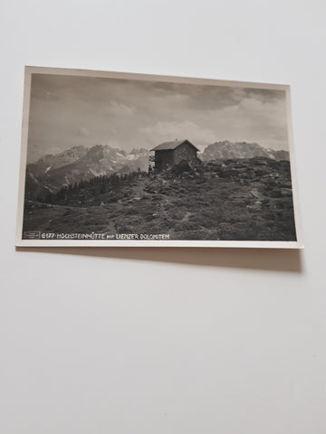 AK Hochsteinhütte mit Lienzer Dolomiten.