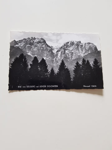 AK Blick vom Iselsberg auf Lienzer Dolomiten.