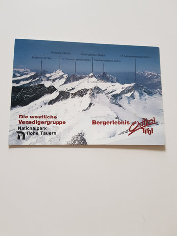 AK Die Westliche Venedigergruppe. Nationalpark Hohe Tauern.