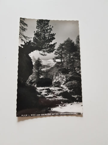 AK Blick v. Weg zum Gschlöss auf den Grossvenediger.