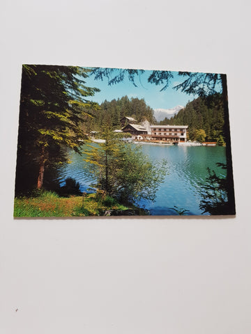 AK Hotel Tristachersee bei Lienz gegen Schleinitz.