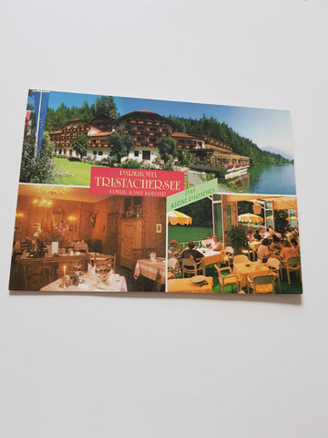 AK Parkhotel Tristachersee. Familie Kreuzer. Lienz.