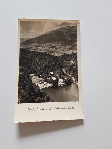AK Tristachersee mit Blick auf Lienz.