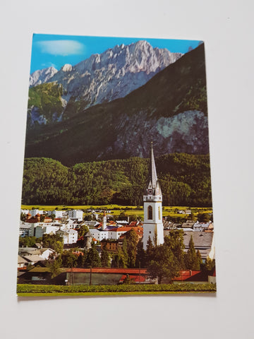 AK Lienz mit Pfarrkirche St. Andrä.