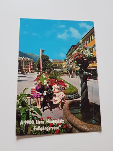 AK Lienz. Hauptplatz. Fußgängerzone.
