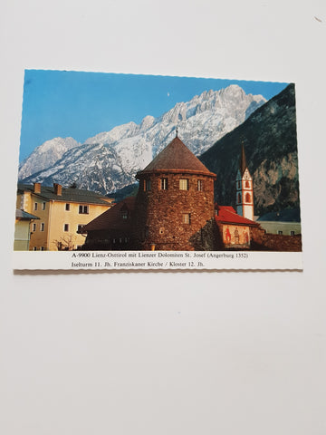 AK Lienz. St. Josef. Iselsturm. Franziskaner Kirche. Kloster.