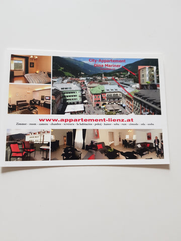 AK Lienz. City Appartement Dina Mariner Hauptplatz 16.