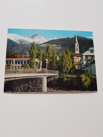 AK Lienz. Iselbrücke und Pfarrkirche.