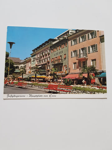 AK Lienz. Hauptplatz. Fußgängerzone.