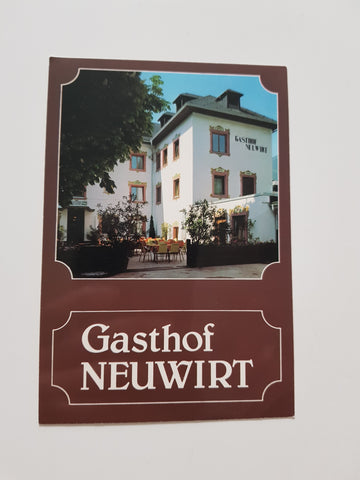AK Lienz. Gasthof Neuwirt. W. Sussitz H. Hecher. Schweizer Gasse 22 und rechter Iselweg.