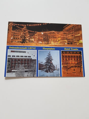 AK Lienz. Hauptplatz Hotel Traube.