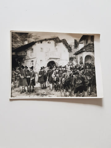 AK Lienz. Museums-Verein. Versammlung vor dem letzten Aufgebot.