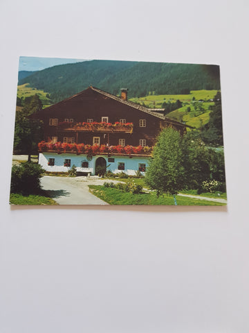 AK Abfaltersbach. Bauernhaus. vlg. Müller Holzdrechslerei.