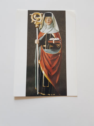 AK Hl. Äbtissin Ottilia in der Wallfahrtskirche Amlach.