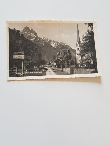 AK Amlach bei Lienz mit Spitzkofel.