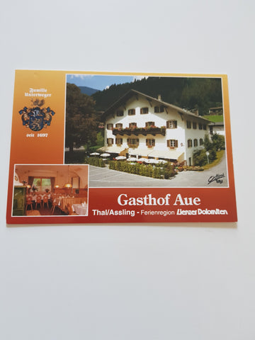 AK Thal/Assling Gasthof Aue. Familie Hannes Unterweger.