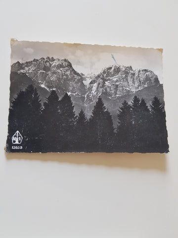 AK Blick vom Iselsberg auf Lienzer Dolomiten.